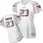 Jerseys Factory Cheap Nike Texans #23 Arian Foster White Women's