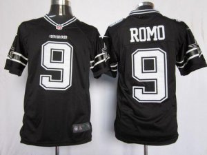Jerseys Factory Cheap Nike Cowboys #9 Tony Romo Black Shadow Men