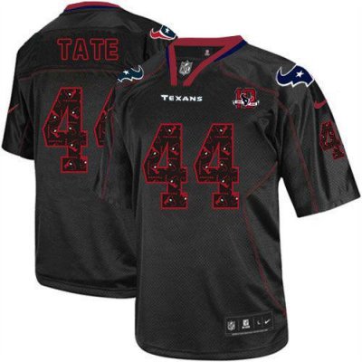 Jerseys Factory Cheap Nike Texans #44 Ben Tate New Lights Out Bl