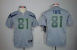 Jerseys Factory Cheap Nike Seahawks #81 Golden Tate Grey Alterna