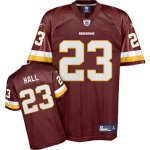 Jerseys Factory Cheap Redskins #23 DeAngelo Hall Red Stitched NF