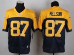 Jerseys Factory Cheap Nike Packers #87 Jordy Nelson Navy Blue Al