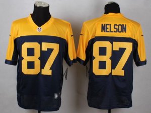 Jerseys Factory Cheap Nike Packers #87 Jordy Nelson Navy Blue Al