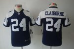 Jerseys Factory Cheap Nike Cowboys #24 Morris Claiborne Navy Blu