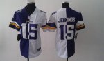 Jerseys Factory Cheap Nike Vikings #15 Greg Jennings Purple/Whit