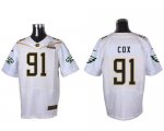 Jerseys Factory Cheap Nike Eagles #91 Fletcher Cox White 2016 Pr