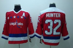 Jerseys Factory Cheap Capitals #32 Hunter Embroidered CCM Throwb