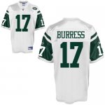 Jerseys Factory Cheap Jets #17 Plaxico Burress White Stitched NF
