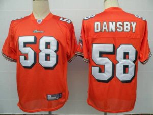 Jerseys Factory Cheap Dolphins #58 Karlos Dansby Orange Stitched