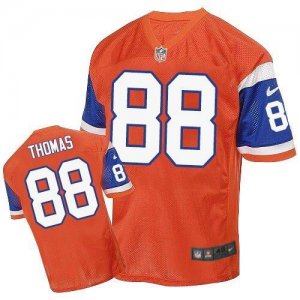 Jerseys Factory Cheap Nike Broncos #88 Demaryius Thomas Orange T