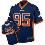 Jerseys Factory Cheap Nike Broncos #95 Derek Wolfe Navy Blue Alt