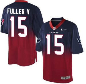 Jerseys Factory Cheap Nike Texans #15 Will Fuller V Navy Blue/Re