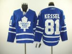 Jerseys Factory Cheap Maple Leafs #81 Phil Kessel Embroidered Bl