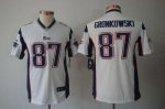 Jerseys Factory Cheap Nike Patriots #87 Rob Gronkowski White You