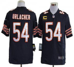 Jerseys Factory Cheap Nike Bears #54 Brian Urlacher Navy Blue Te