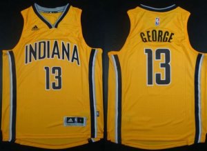 Jerseys Factory Cheap Revolution 30 Pacers #13 Paul George Yello