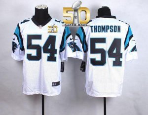 Jerseys Factory Cheap Nike Panthers #54 Shaq Thompson White Supe