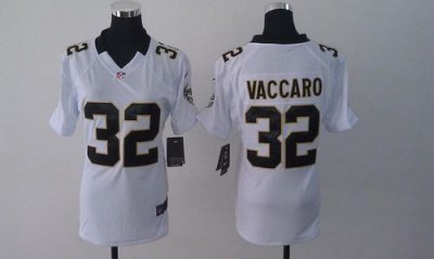 Jerseys Factory Cheap Nike Saints #32 Kenny Vaccaro White Women'