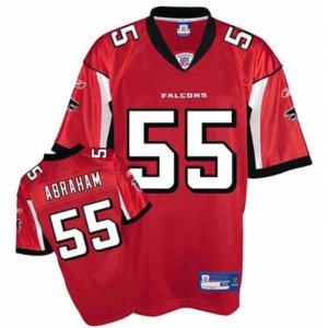 Jerseys Factory Cheap Falcons #55 John Abraham Red Stitched NFL