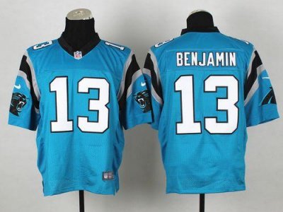 Jerseys Factory Cheap Nike Panthers #13 Kelvin Benjamin Blue Alt
