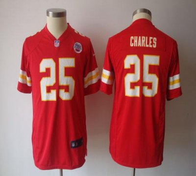 Jerseys Factory Cheap Nike Chiefs #25 Jamaal Charles Red Team Co