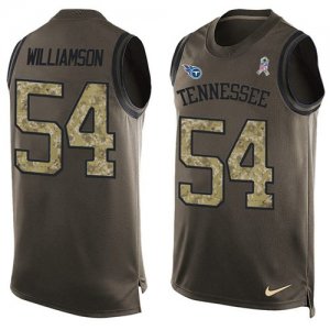 Jerseys Factory Cheap Nike Titans #54 Avery Williamson Green Men