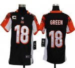 Jerseys Factory Cheap Nike Bengals #18 A.J. Green Black Team Col