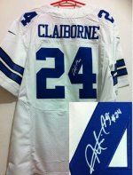 Jerseys Factory Cheap Nike Cowboys #24 Morris Claiborne White Me