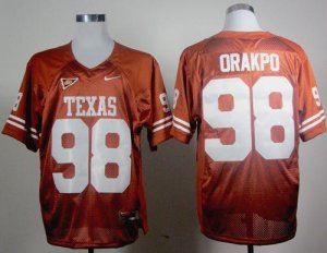 Jerseys Factory Cheap Longhorns #98 Brian Orakpo Orange Embroide