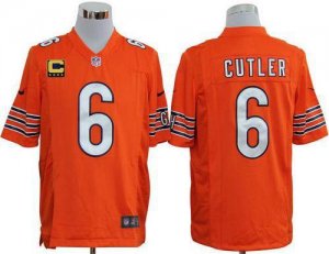 Jerseys Factory Cheap Nike Bears #6 Jay Cutler Orange Alternate