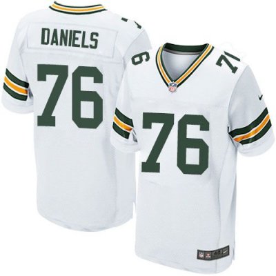 Jerseys Factory Cheap Nike Packers #76 Mike Daniels White Men's