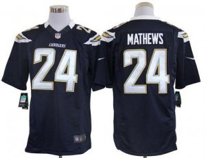 Jerseys Factory Cheap Nike Chargers #24 Ryan Mathews Navy Blue T