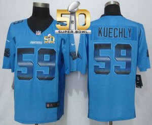Jerseys Factory Cheap Nike Panthers #59 Luke Kuechly Blue Altern