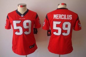 Jerseys Factory Cheap Nike Texans #59 Whitney Mercilus Red Alter