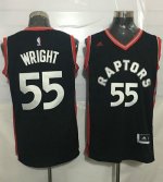 Jerseys Factory Cheap Raptors #55 Delon Wright Black Stitched NB