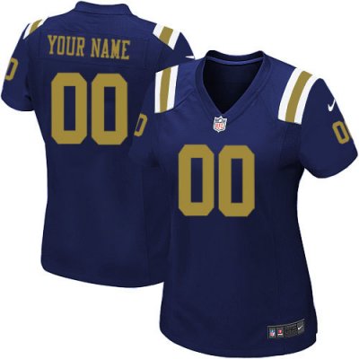 Jerseys Factory Cheap Nike New York Jets Customized Navy Blue Em