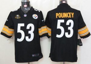 Jerseys Factory Cheap Nike Steelers #53 Maurkice Pouncey Black T