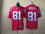 Jerseys Factory Cheap Patriots #81 Randy Moss Red Alternate Jers