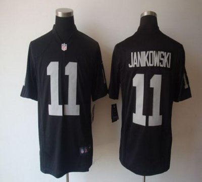 Jerseys Factory Cheap Nike Raiders #11 Sebastian Janikowski Blac