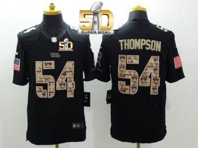 Jerseys Factory Cheap Nike Panthers #54 Shaq Thompson Black Supe