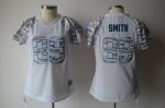 Jerseys Factory Cheap Panthers #89 Steve Smith White Women's Zeb