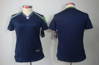 Jerseys Factory Cheap Nike Seahawks Blank Steel Blue Team Color