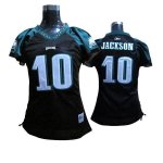 Jerseys Factory Cheap Eagles #10 DeSean Jackson Black Women's Fi