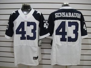 Jerseys Factory Cheap Nike Cowboys #43 Gerald Sensabaugh White T