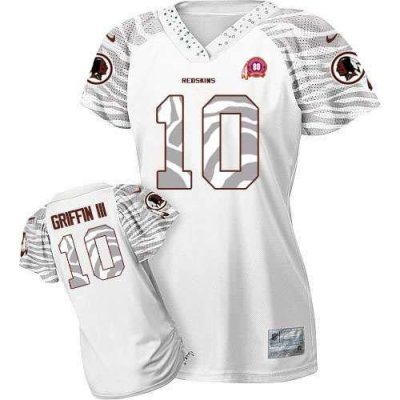 Jerseys Factory Cheap Nike Redskins #10 Robert Griffin III White