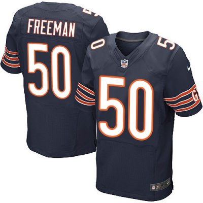 Jerseys Factory Cheap Nike Bears #50 Jerrell Freeman Navy Blue T