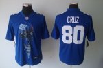 Jerseys Factory Cheap Nike Giants #80 Victor Cruz Royal Blue Tea