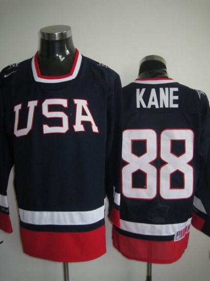 Jerseys Factory Cheap 2010 Olympic Team USA #88 Patrick Kane Emb - Click Image to Close