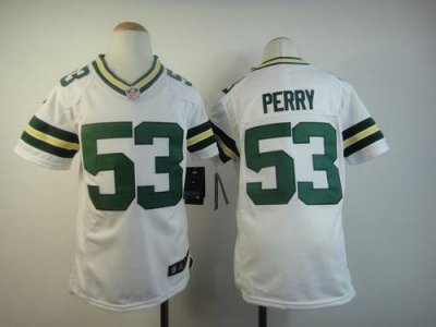 Jerseys Factory Cheap Nike Packers #53 Nick Perry White Youth Em
