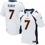 Jerseys Factory Cheap Nike Broncos #7 John Elway White Men's Sti